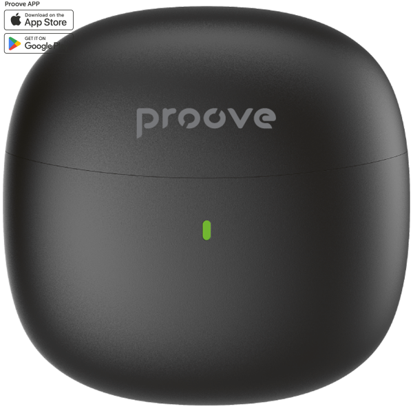 Бездротові навушники Proove Intro TWS (APP) black TWYP53002201 фото
