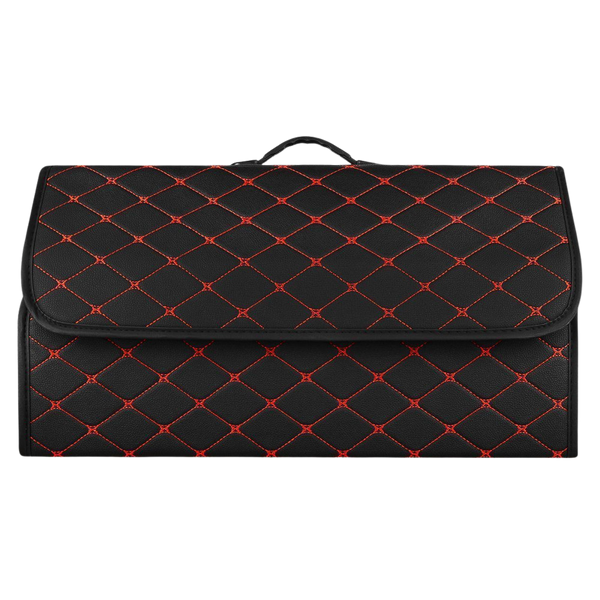 Органайзер у багажник автомобіля 54см*30см*30см black red 44650 фото