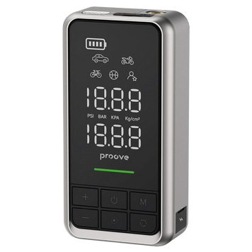 Пусковий Пристрій 2 in 1 + Насос Proove Air Jump 10400mAh 1000A gray JSAP10400203 фото