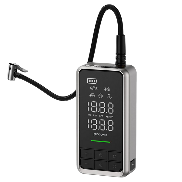 Jump Starter 2 in 1 + Pump Proove Air Jump 10400mAh 1000A gray