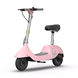 Электросамокат с сидением OKAI Ceetle PRO EA10C Pink 10', 350(900)W, 25Km/h, 10.4Ah, 55Km, 20%, NFC, App.29kg 58752 фото 1