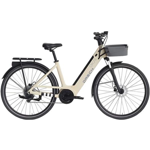 Rower elektryczny OKAI EB10 Beige 28', 250(500) W, 14,4 Ah, 100 km, 25 km\h, NFC, App, 29 kg